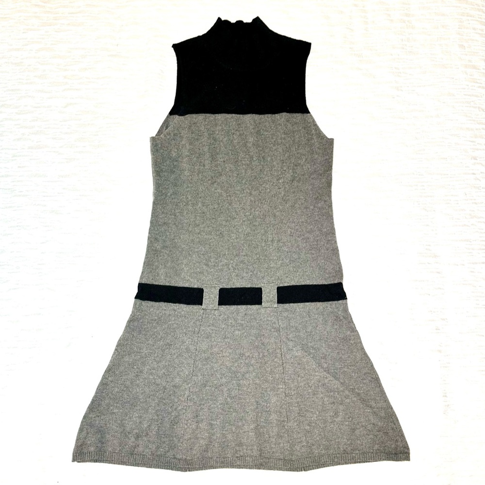 D3. Sinequanone Paris Sleeveless Soft Lightweight Wool Blend Sweater Dress Sz 12